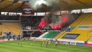 Preussen Münster Pyroshow und Choreo vs. Alemannia Aachen