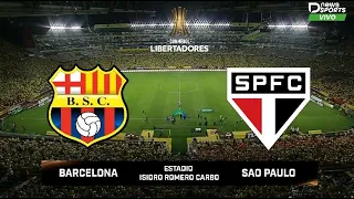 BARCELONA VS SAO PAULO COPA LIBERTADORES FASE DE GRUPOS FECHA 3 Narración En Vivo #90Minutos Radi…