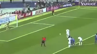 Panenka penalty from Zinedine Zidane at 2006 World Cup final