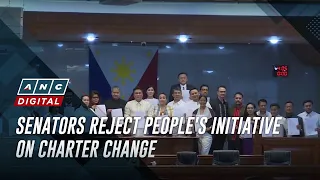 Senators reject people's initiative on charter change