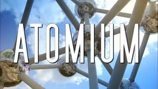 ATOMIUM: BRUSSELS, BELGIUM (4K Drone Tour) Stunning Aerial, Drone, and Walking 4K Footage