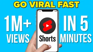 How To GO VIRAL FAST on YouTube Shorts in 5 Minutes (2024 Update)