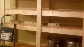 My Canning Shelves! - Built and filled before the new year