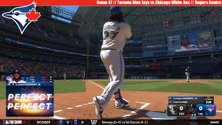 MLB THE SHOW 24 | Toronto Blue Jays vs Chicago White Sox | Game 47