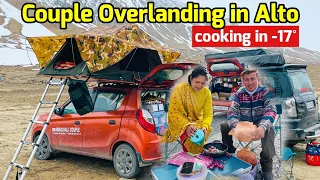 Vlog 261 | Camping in extreme cold 🥶  near Kunzum Pass. Rooftop camping