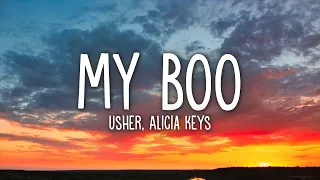 Usher - My Boo (Lyrics) ft. Alicia Keys