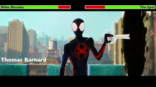 Miles Morales vs. The Spot (First Fight) with healthbars