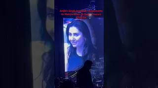 Arijit Singh’a 🥰Compliments to Mahira Khan @Dubai Concert on 27/4/24 #mahirakhan #arijitsingh