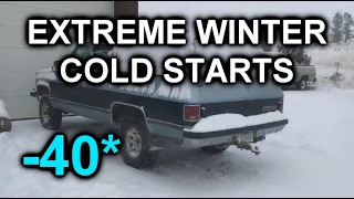 EXTREME COLD STARTS compilation | -40*C | s.3 ep.57 | Запуск двигателя в мороз -40