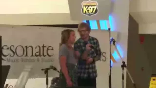 Ed surprises fan singing thinking out loud