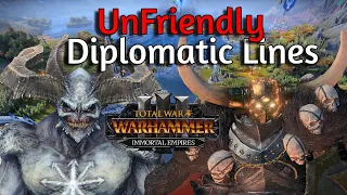 Be'lakor diplomatic lines to Archaon | Total War: Warhammer 3