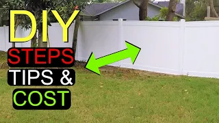 How To Install Vinyl Fence: Full Walkthrough, Tips, & 2023 COSTS