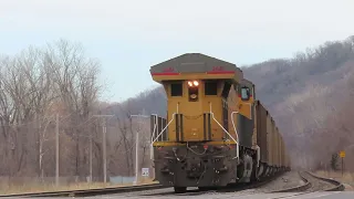 Super Bowl Sunday BNSF Marceline Sub Railfanning 2024