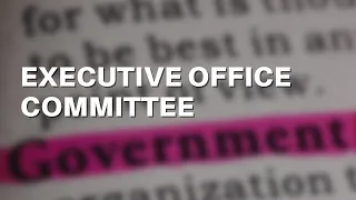 Executive Office Committee - 15 December 2021