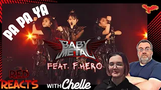 Red Reacts To BABYMETAL | PA PA YA!! | With co-host Chelle