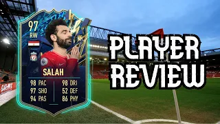 TOTS Salah (97) Player Review (GOALS + ASSISTS) Fifa 22