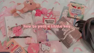 how to pack a little bag! sfw age regression/little space