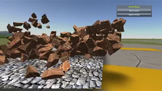 KSP:Тест Анимации разрушения стены 3D Max-Unity-KSP