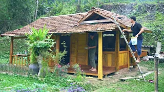 FULL VIDEO: 165 Days Me And My Brother Renovated Wooden House | Forest life skills DT