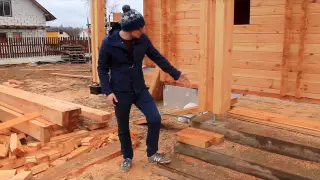 Строительство деревянного дома по технологии двойной стены.  От начала до конца