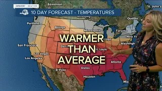 Hot and mainly dry across Colorado for the next few days