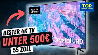 Bester 55 Zoll 4K Fernseher unter 500 Euro?! - Samsung Crystal UHD CU7179