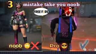 free fire Max noob 🙄 vs pro 😎 gameplay