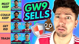 FPL GW9 BEST TRANSFERS! | Players To Sell Tier List for Gameweek 9 | Fantasy Premier League 2022/23