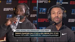 'I DONT GIVE A F***' (WOW) - TERENCE CRAWFORD & KELL BROOK GET PERSONAL & HEATED IN BITTER EXCHANGE