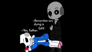 •^°[ Dying is gay🤐 ]°^• Horrortale meme
