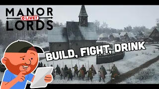 Manor Lords [LIVE🔴] | Ep 02 | Let's Play Manor Planner! | Medieval City Builder