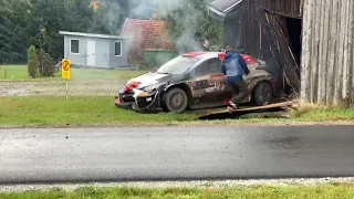 Evan Crash WRC European Rally 2023 Passau