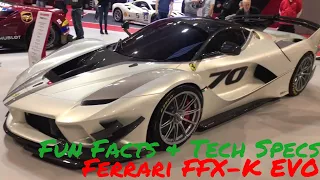 New Ferrari FXX-K EVO: Fun facts and tech specs