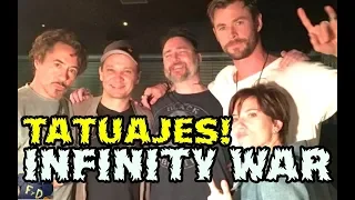 LOS AVENGERS ORIGINALES SE TATUAN TRAS AVENGERS INFINITY WAR Y ESTE ES EL SIGNIFICADO