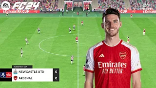 FC 24 | Newcastle United vs Arsenal - The Emirates FA Cup - PS5 Gameplay