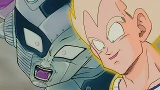 Vegeta super extra welcomes Freeza