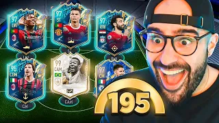 INSANE 195 FUT DRAFT! HIGHEST RATED DRAFT IN FIFA!!