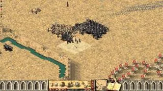 Stronghold Crusader Multiplayer - Dan Zero vs NightMare | Deathmatch [1080p/HD]