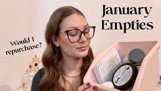 BEAUTY EMPTIES 2023 || January Empties // Would I Repurchase?