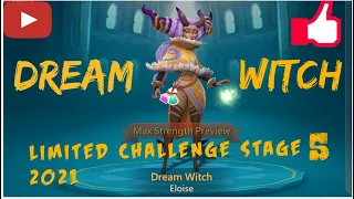 DREAM WITCH LIMITED CHALLENGE STAGE 5 LORDS MOBILE