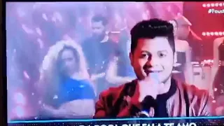 Ruan Pablo de Maranhãozinho-MA, canta: "a maior saudade" no programa do Faustão na Band.