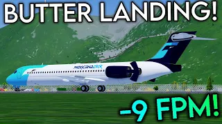 Butter Landing Every Plane In Project Flight (ROBLOX)