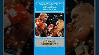 EVANDER HOLYFIELD mengalahkan MIKE TYSON dengan TKO! 😱