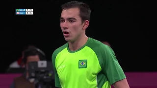 Hugo Calderano vence na semifinal do Pan ( INSCREVA-SE NO CANAL!)