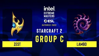 SC2 - Zest vs Lambo - IEM Katowice 2022 - Group C