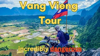 Exploring Vang Vieng, Laos - Zip-lining, Tubing, Kayaking, Blue Lagoon