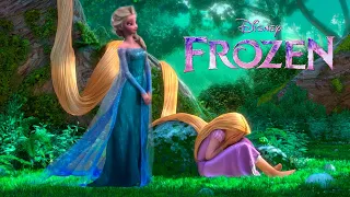 Scenes Elsa and Rapunzel with the Princesses | Frozen 3 [Moana and Merida Fanmade Scene 2022]