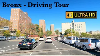 Bronx NYC - 4K Driving Tour