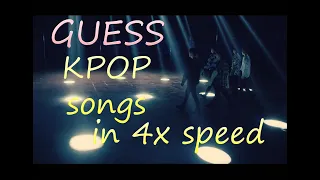 [Blind Test] GUESS a KPOP song in 4x speed