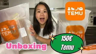 UNBOXING acquisiti Temu: ho speso 150€ sulle cose utili per la mia CUCINA!😍
